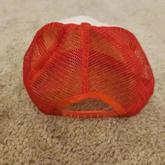 Vintage Tiger Cubs BSA Red White Snapback Mesh Size Small/Medium - Picture 2 of 4